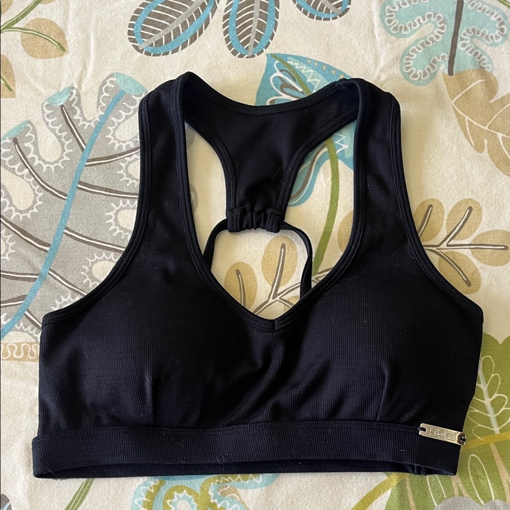 Bombshell Sportswear Power Rib Sports exercise workout Bra Size M - Picture 3 of 8